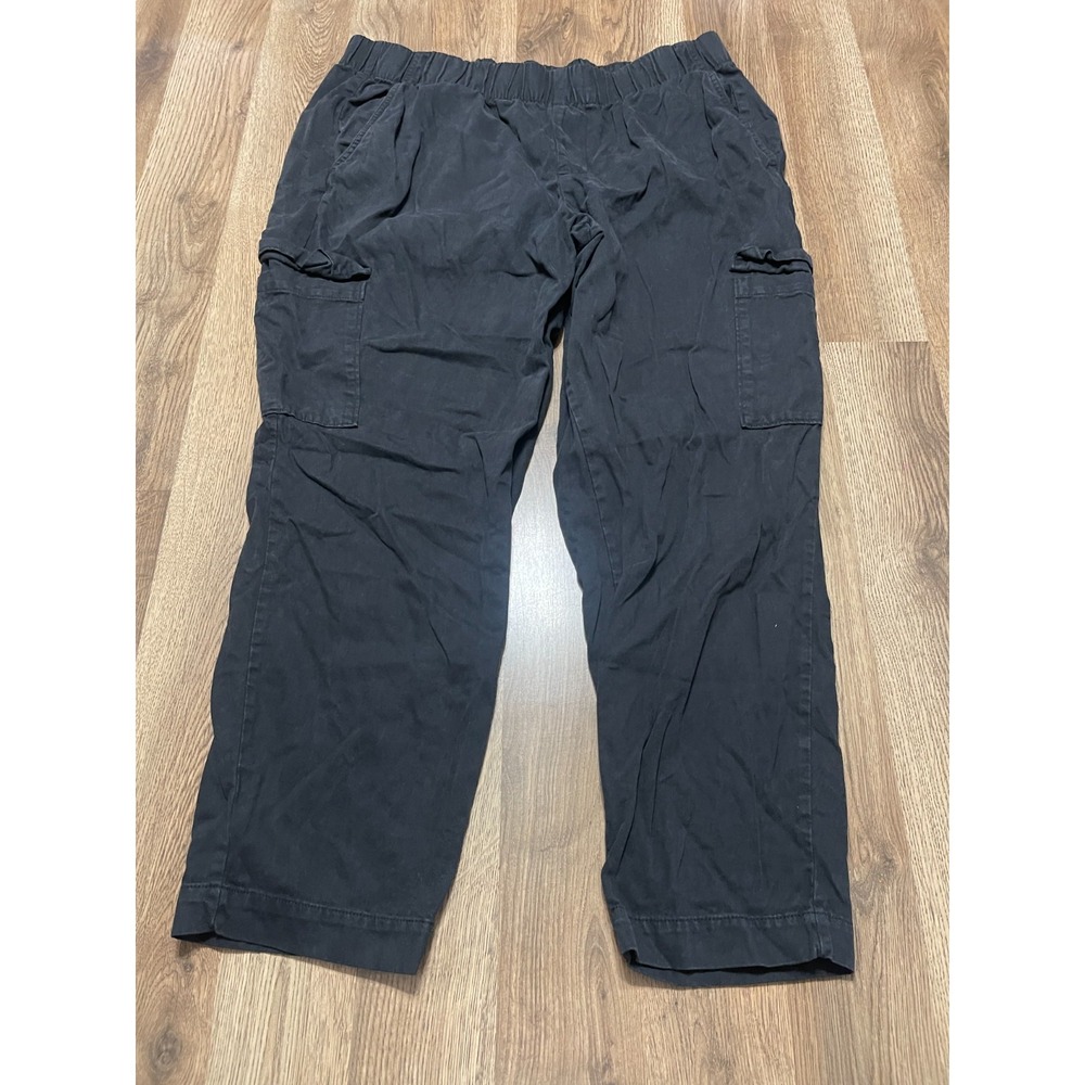 Gap Pants, Men's Size XL, Black, Pull On, Cargo Pants, Straight Leg